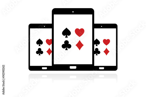 Tablet Banner - Casin - Symbole - Spielkarte
