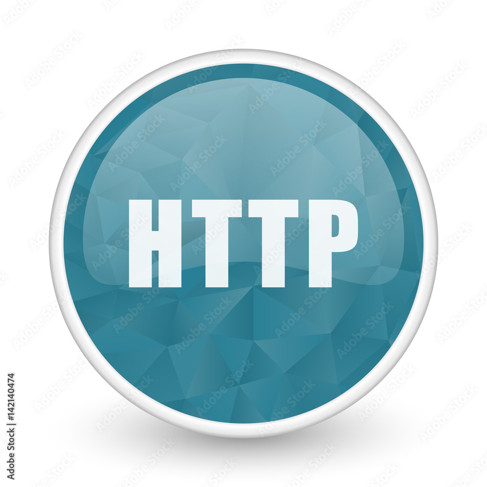 Http brillant crystal design round blue web icon. Http brillant crystal design round blue web icon.