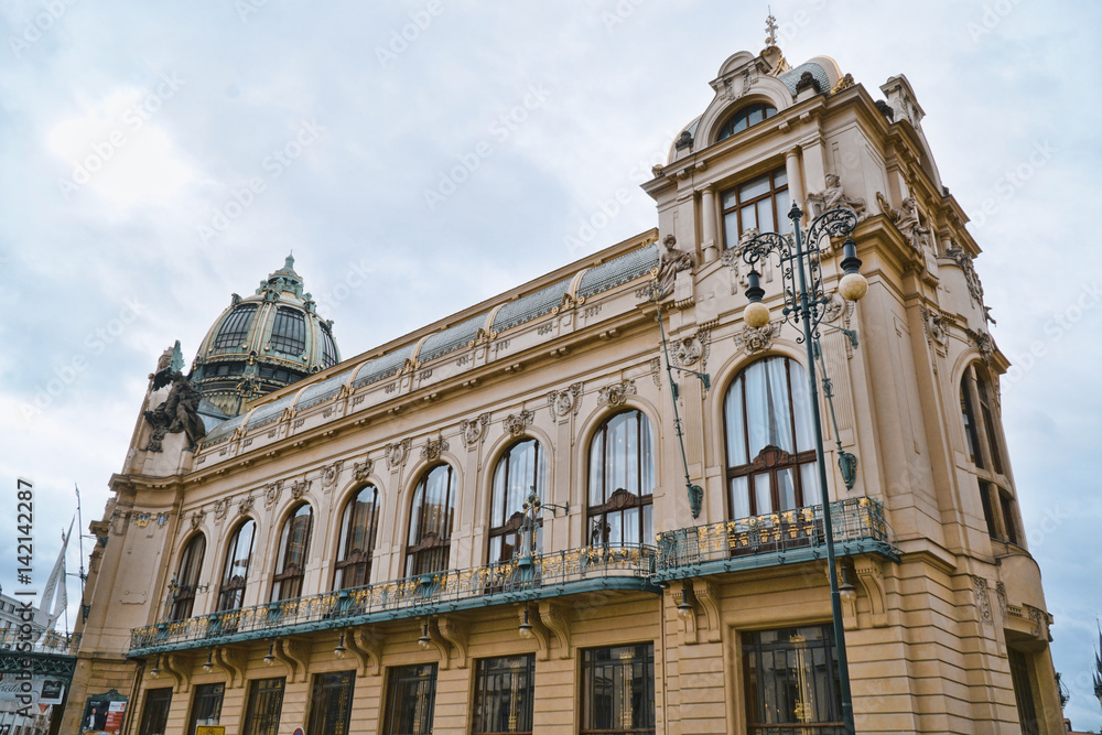 Beautiful Municipal House in Prague - Home of the Prague Symphonic Orchestra
