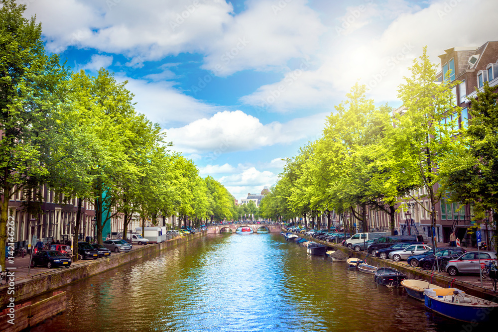 Canal in Amsterdam