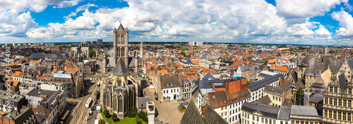 Panoramic view of Gent