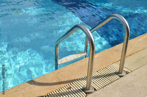 Swimming pool with stair