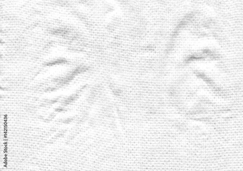 Abstract white texture background with textile