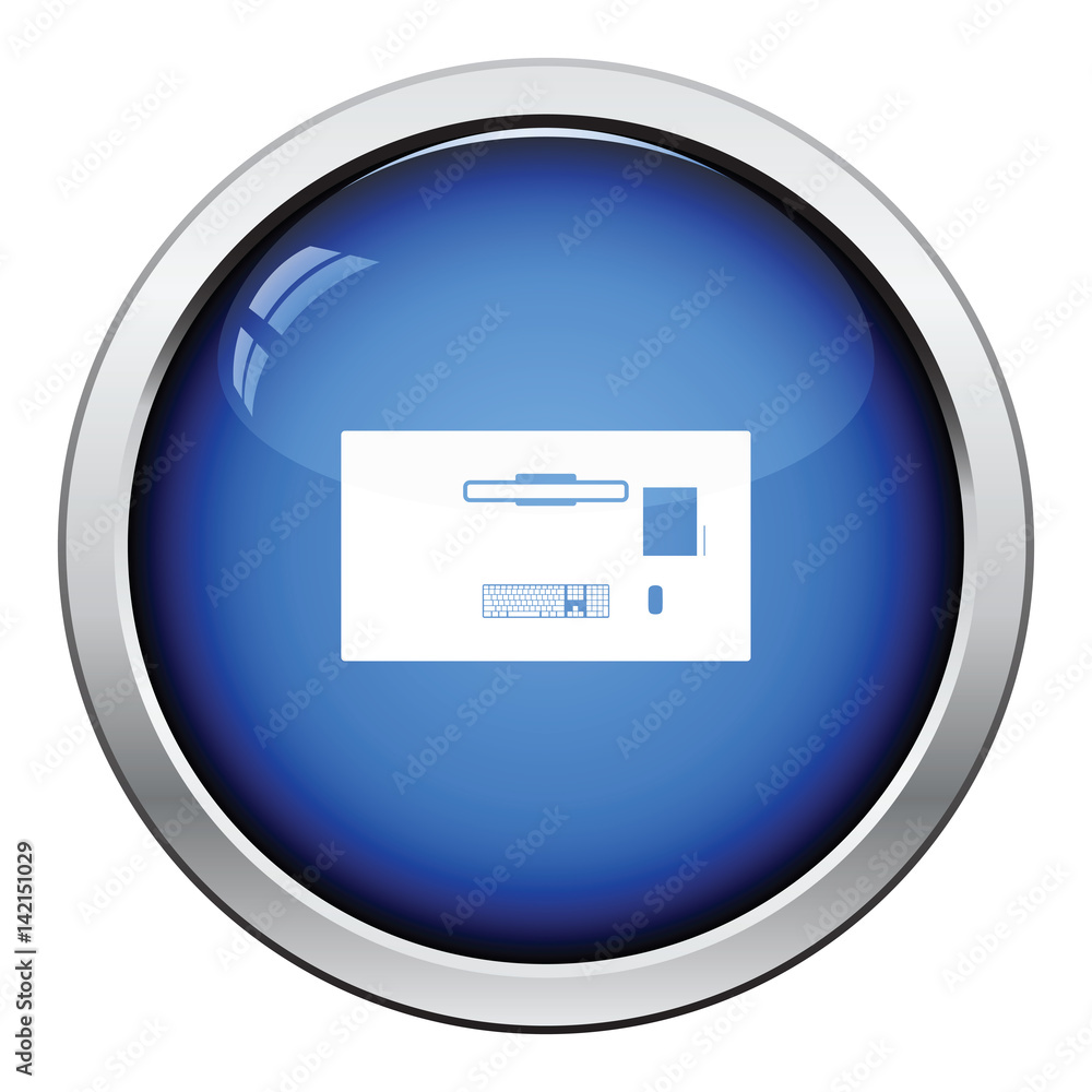 Office table top view icon Stock Vector Adobe Stock