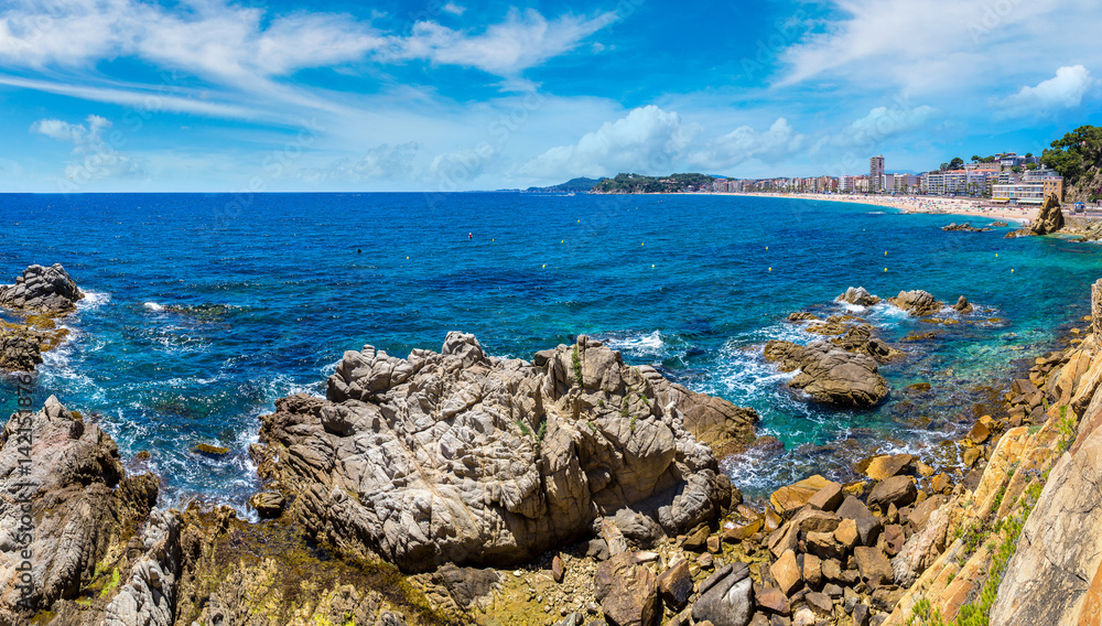 Coast of Lloret de Mar i