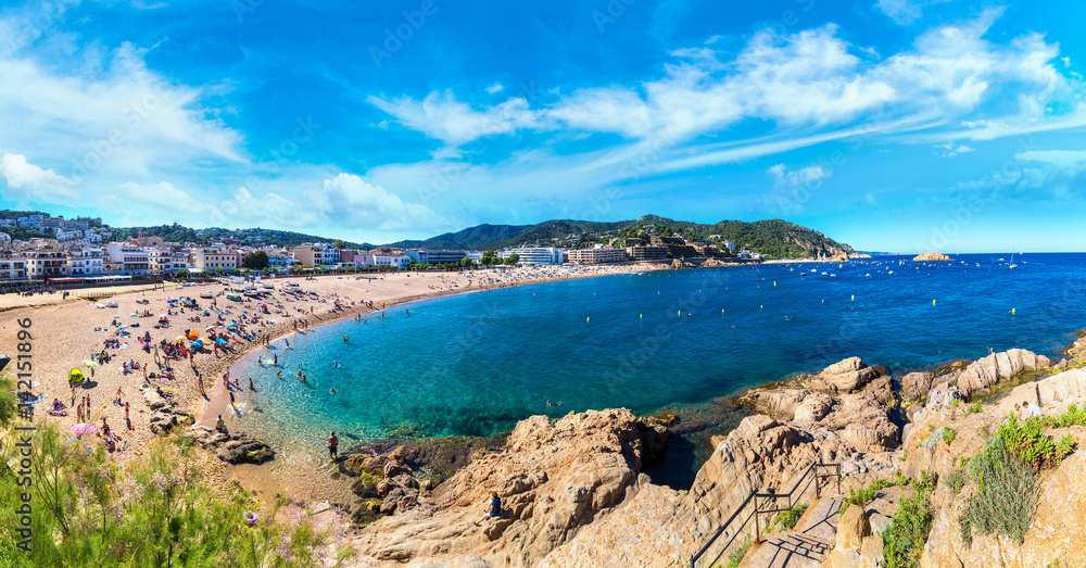 Beach at Tossa de Mar, Spain