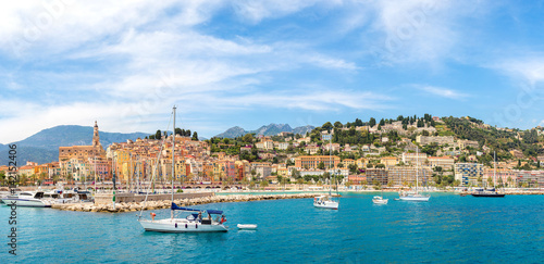 Menton on french Riviera, France