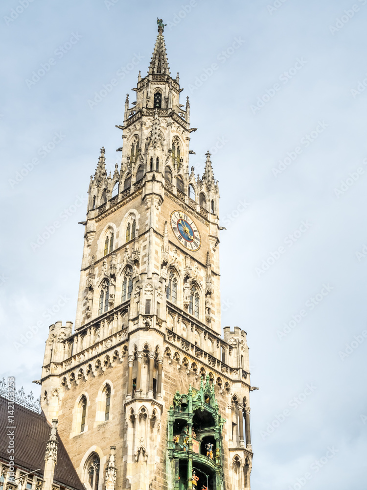 New Town Hall, Neues Rathaus, in Munich, Germany New Town Hall, Neues Rathaus, in Munich, Germany