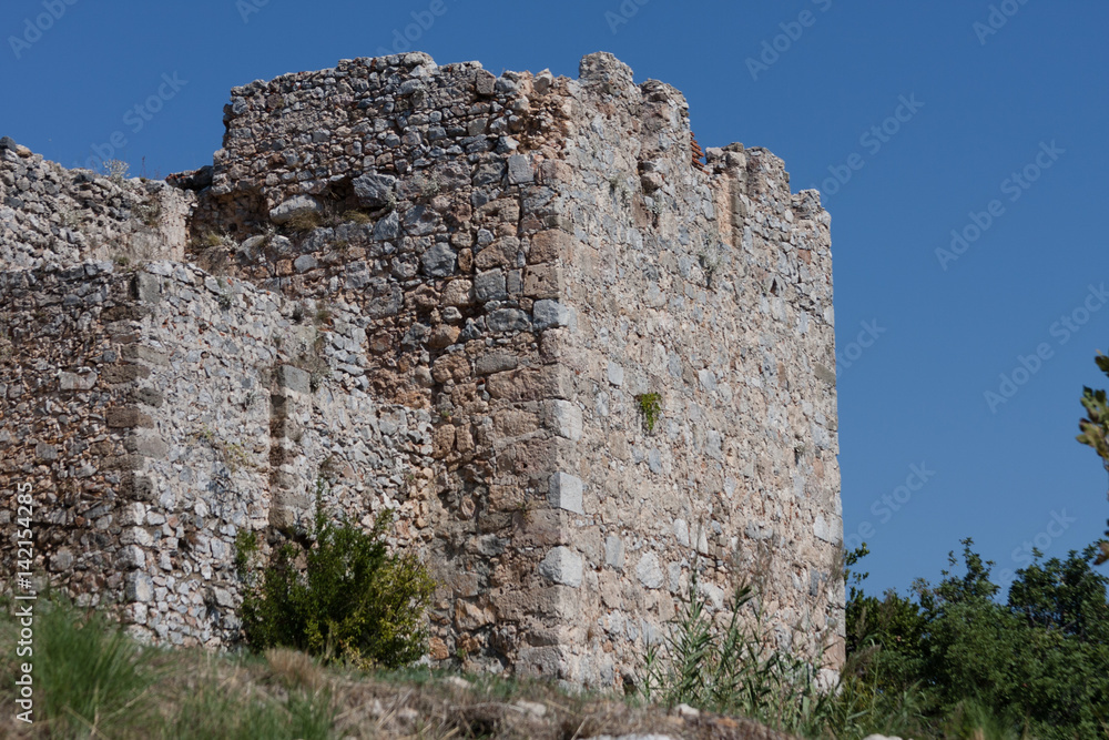 medieval castle wall of Alanya