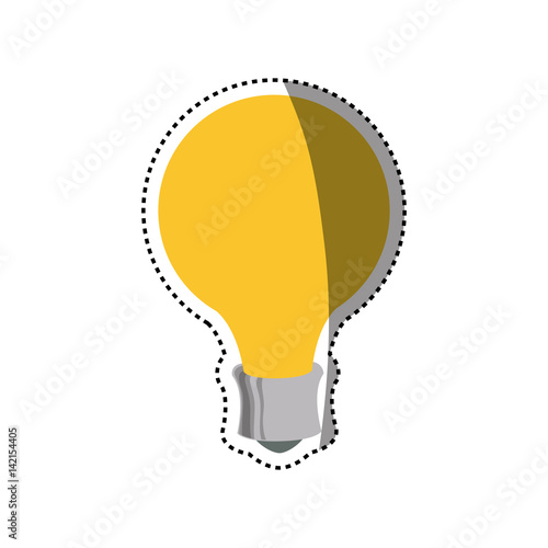 Bulb light energy icon vector illustration graphic design