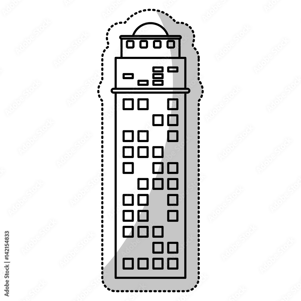 building facade corporate cut line vector illustration eps 10 building facade corporate cut line vector illustration eps 10