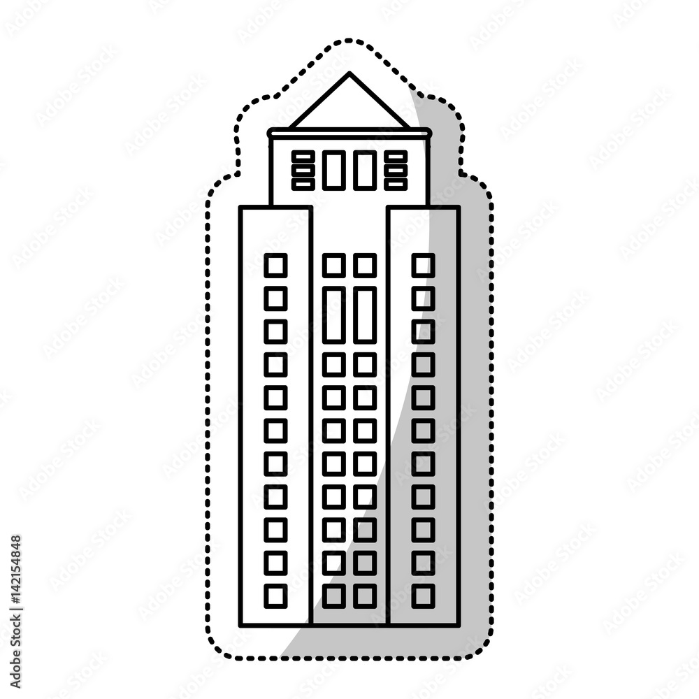 building facade windows cut line vector illustration eps 10 building facade windows cut line vector illustration eps 10