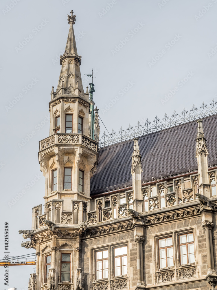 New Town Hall, Neues Rathaus, in Munich, Germany New Town Hall, Neues Rathaus, in Munich, Germany