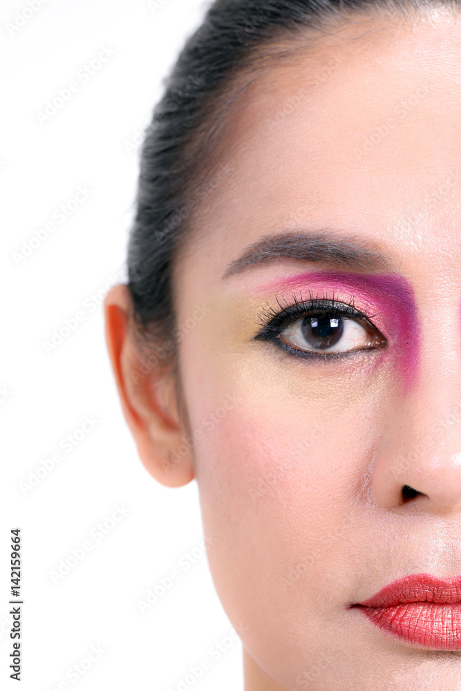 Asian Woman Fashion Makeup. Asian Woman Fashion Makeup.