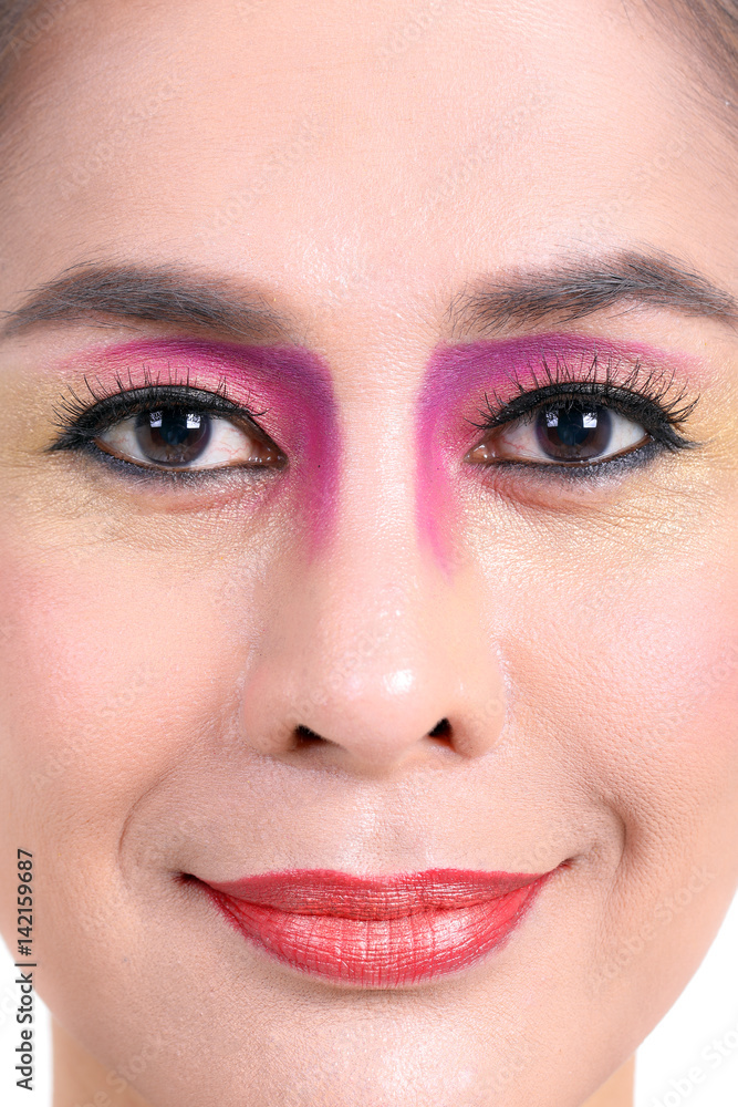Asian Woman Fashion Makeup. Asian Woman Fashion Makeup.