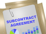 Subcontract Agreement - business concept