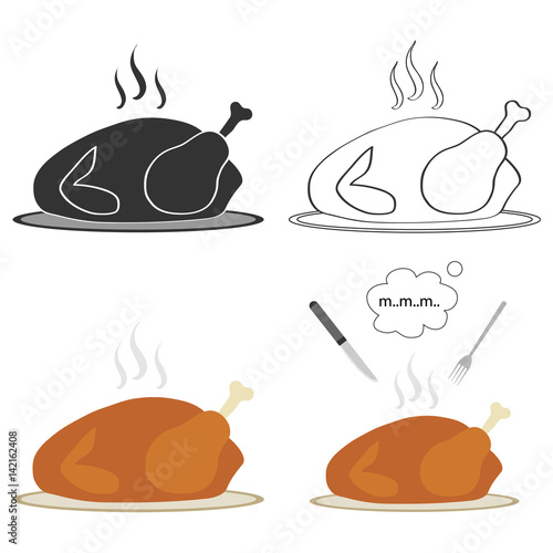 Baked chicken