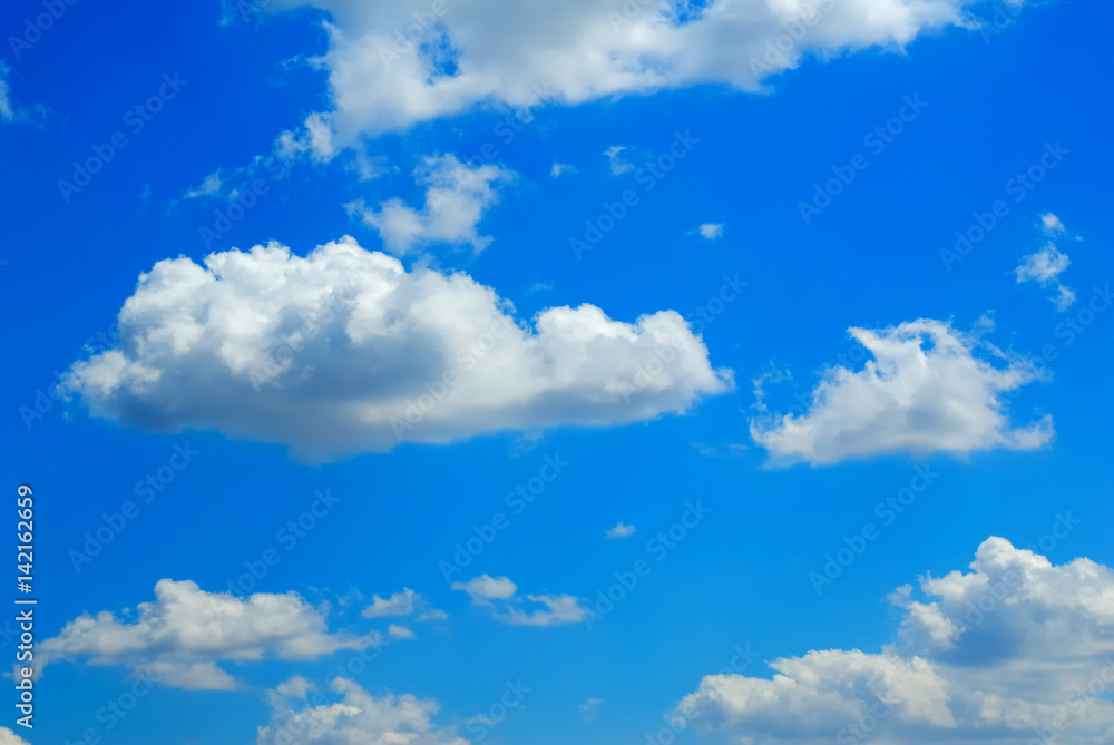 Fototapeta premium Blue sky and white clouds
