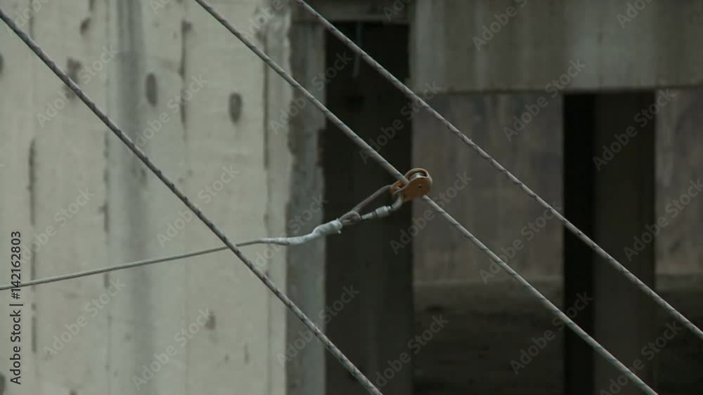 Equipment for ropejumping and industrial climbing installed on high-rise buildings Equipment for ropejumping and industrial climbing installed on high-rise buildings