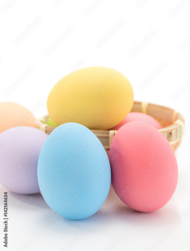 Easter egg on white Easter egg on white