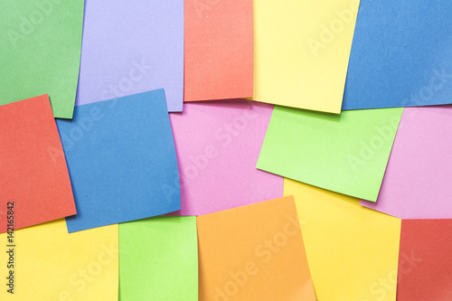 Many sticker notes use for background