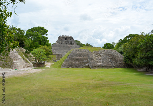 Ancient Mayan Ruins in Belize Central America photo