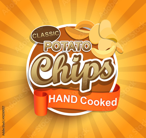 Potato chips label.