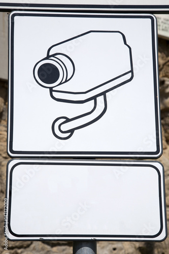 Surveillance Camera Sign