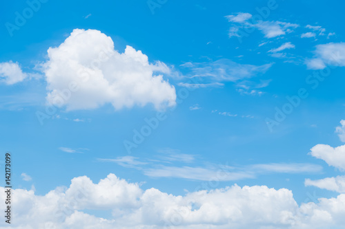 clouds in the blue sky © dadatop