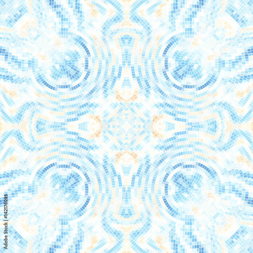 Fototapeta premium Seamless mosaic pattern