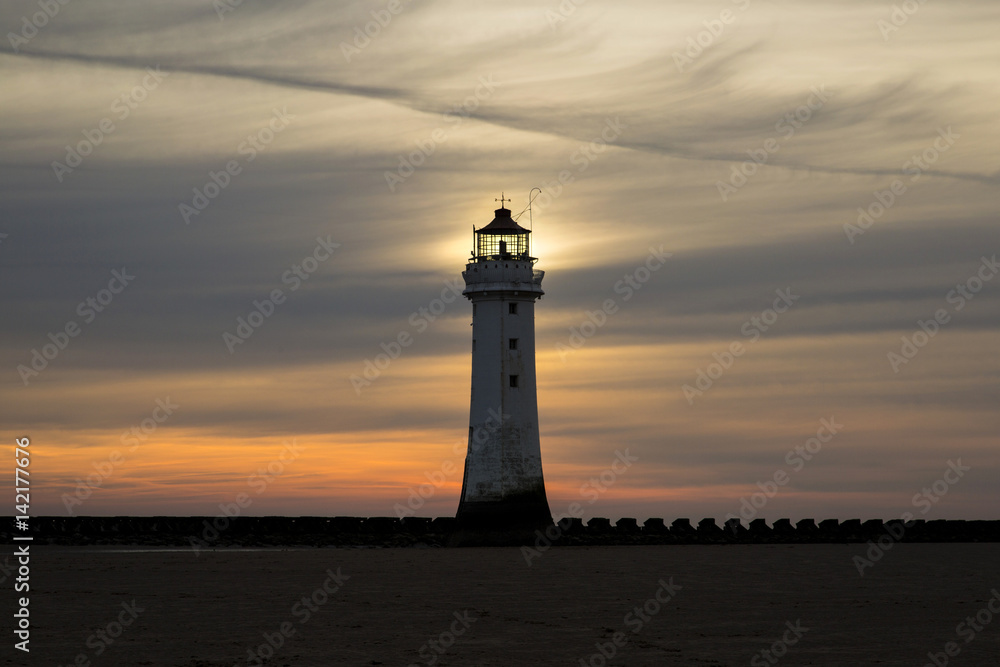 Perch Rock Lighthouse Glow