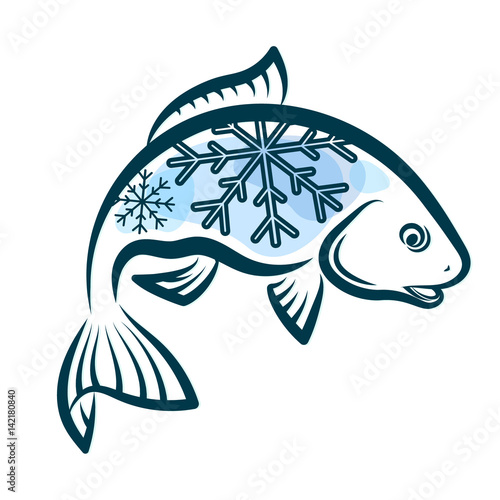 Frozen fish design