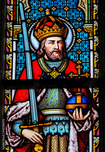 Stained Glass - Charlemagne photo