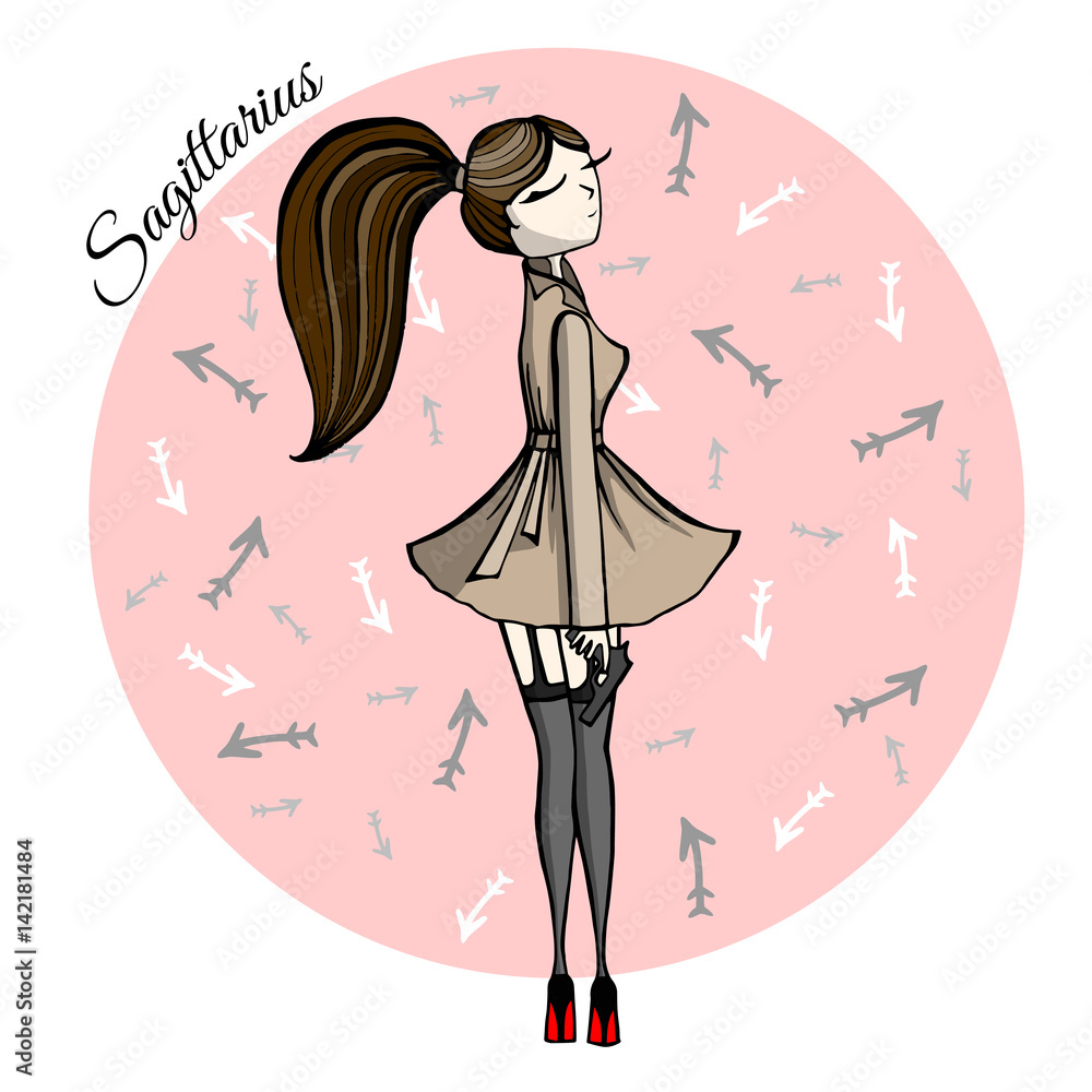 Zodiac signs Sagittarius. Adobe Stock