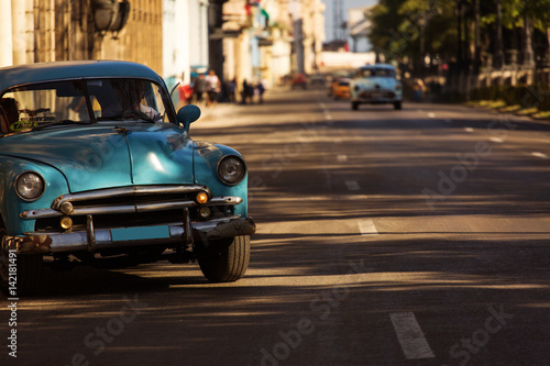 Old car in the streets of Havana, Cuba © danmir12