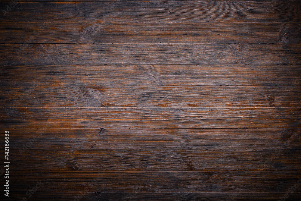 Dark old wooden table texture background top view Dark old wooden table texture background top view