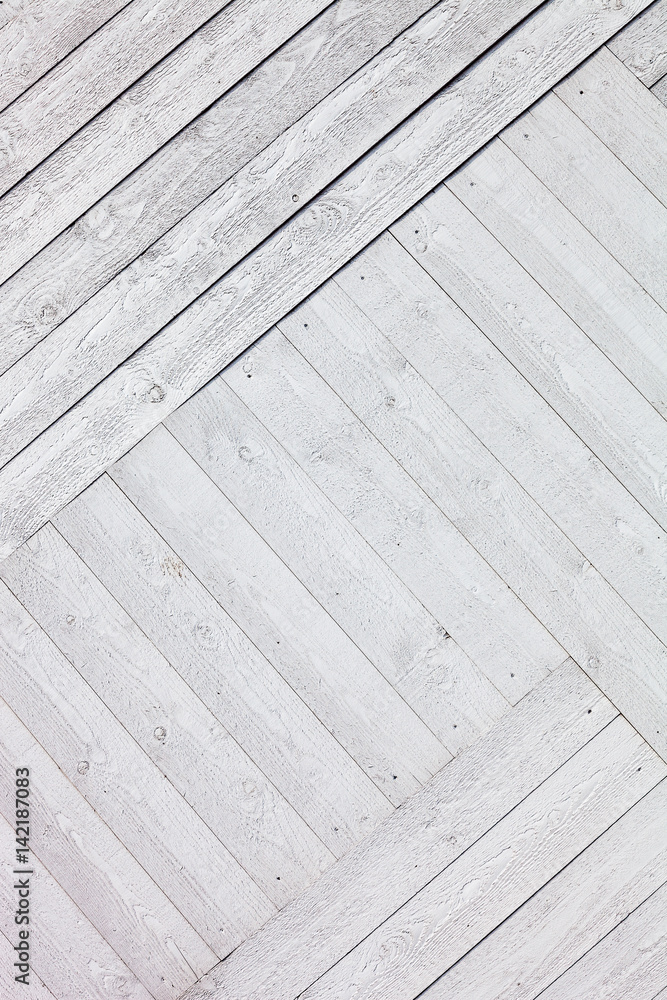 Rustic White painted wooden planks background Rustic White painted wooden planks background