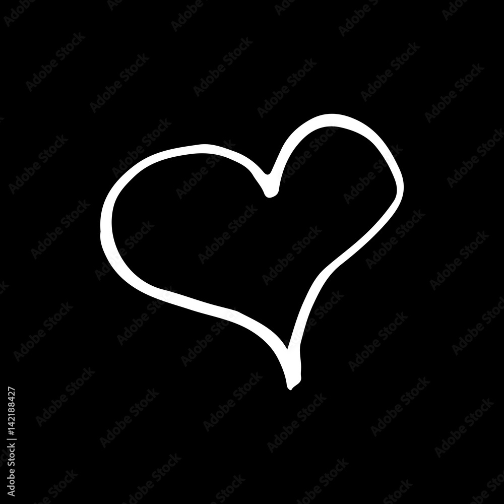 Hand Drawn Heart Vector Illustration Hand Drawn Heart Vector Illustration