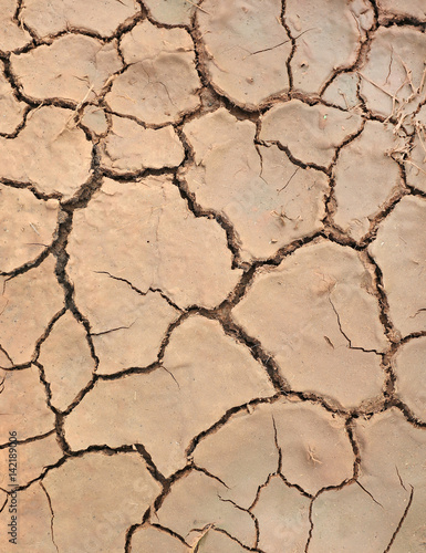 Crack earth and dry soil