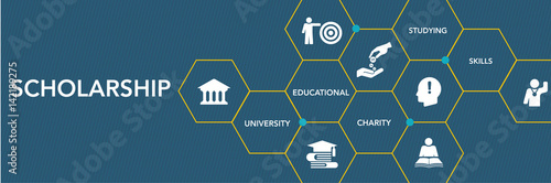 Scholarshıp Icon Concept