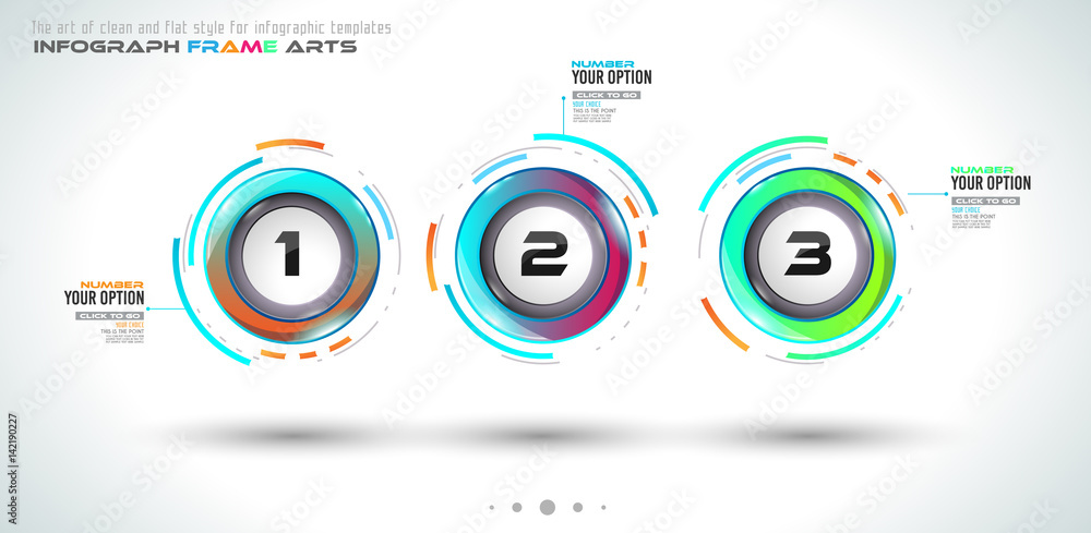 Infograph template with multiple choices and a lot of infographic design elements Infograph template with multiple choices and a lot of infographic design elements