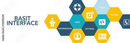 Basıt Interface Icon Conept