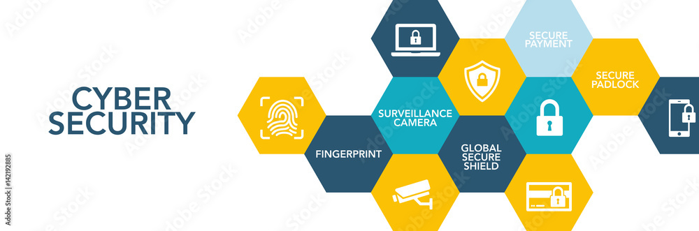Cyber Securıty Icon Concept Cyber Securıty Icon Concept
