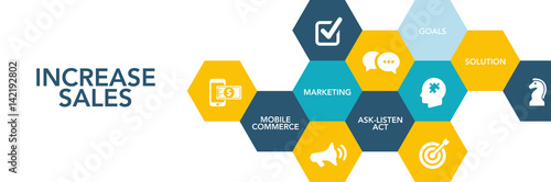 Increase Sales Icon Concept