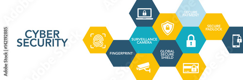 Cyber Securıty Icon Concept