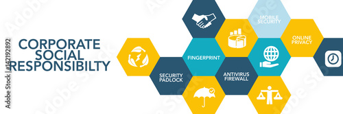 Corporate Socıal Responsıbılıty Icon Concept