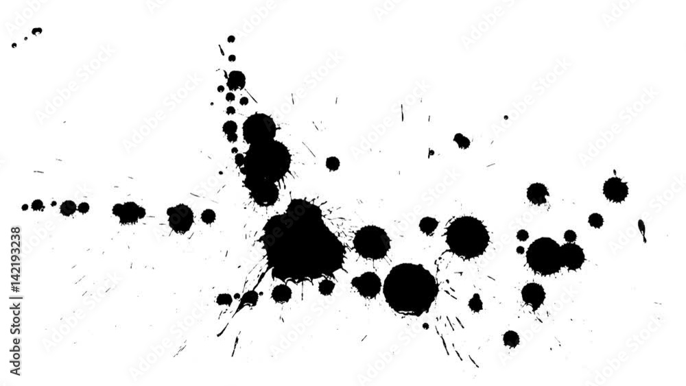 Ink drops on dry paper 23 Ink drops on dry paper 23