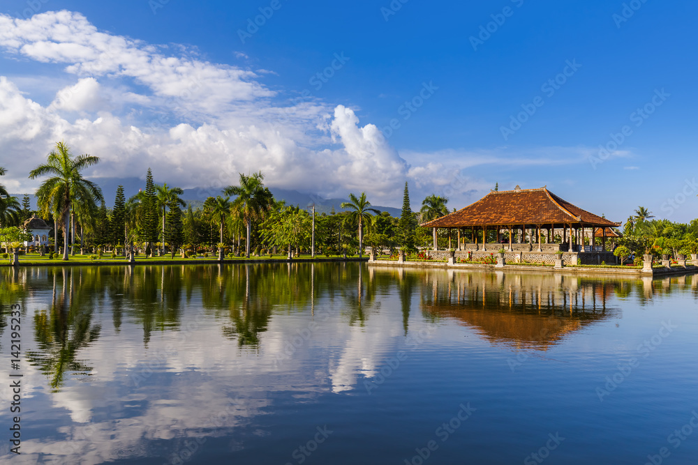 Fototapeta premium Water Palace Taman Ujung in Bali Island Indonesia