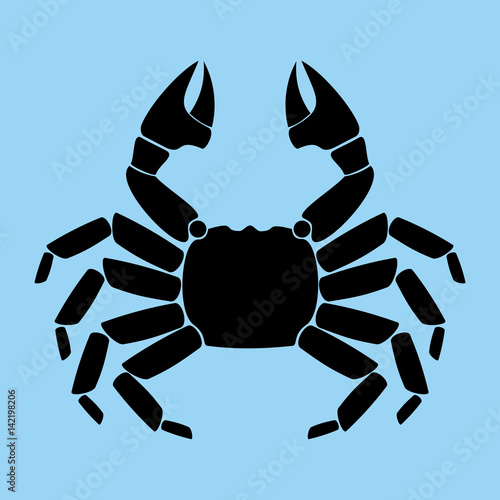 Crab, scorpion, animal, seafood, black, ocean photo