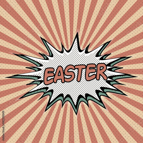 Vintage pop art background ...